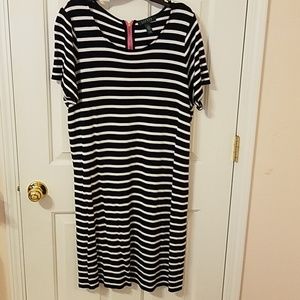 Ralph Lauren blue and white dress